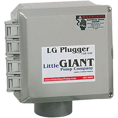 Little Giant JBP120V LG Plugger Junction Box with 120V 